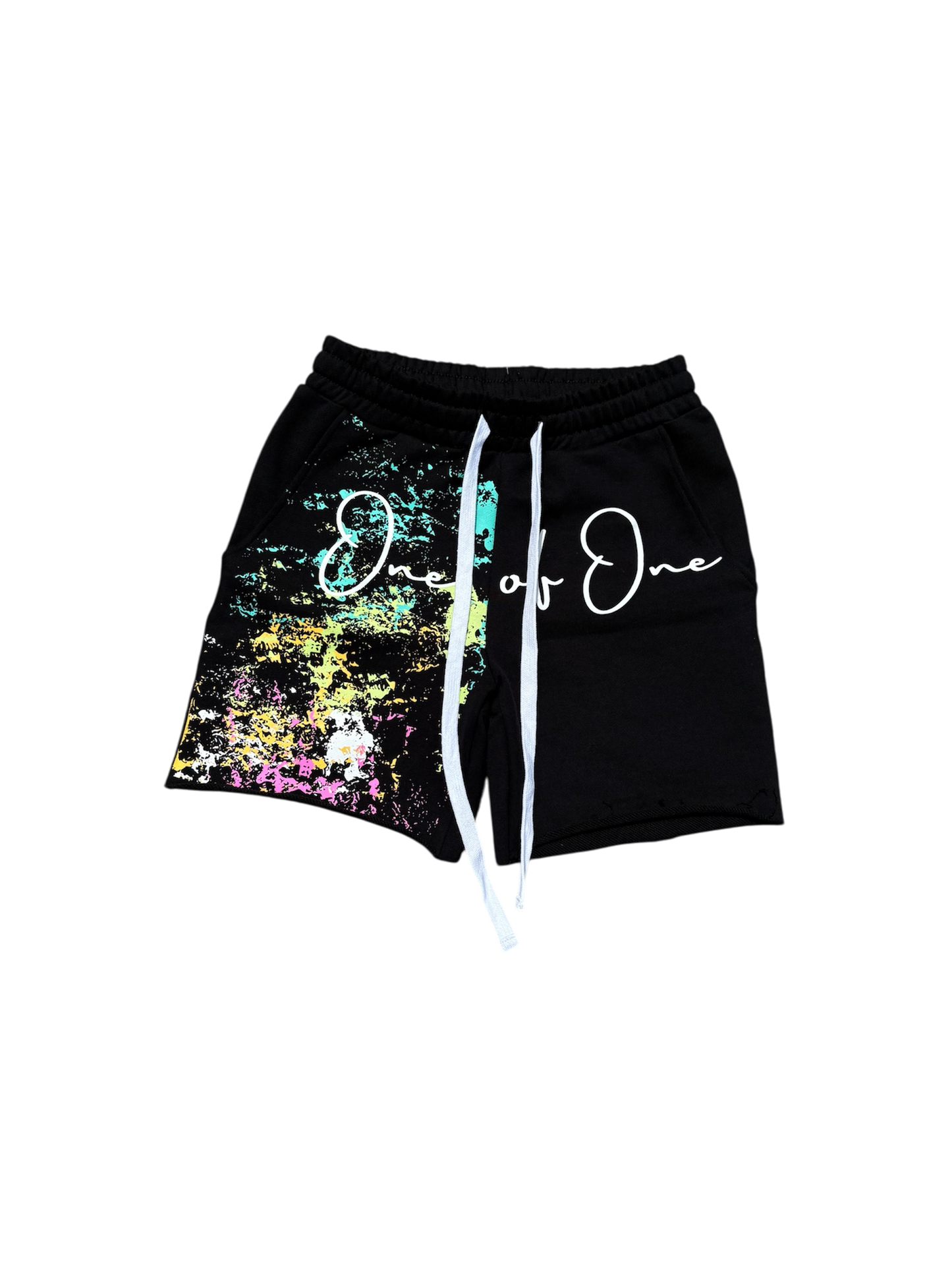 Signature “Paint Splatter” shorts