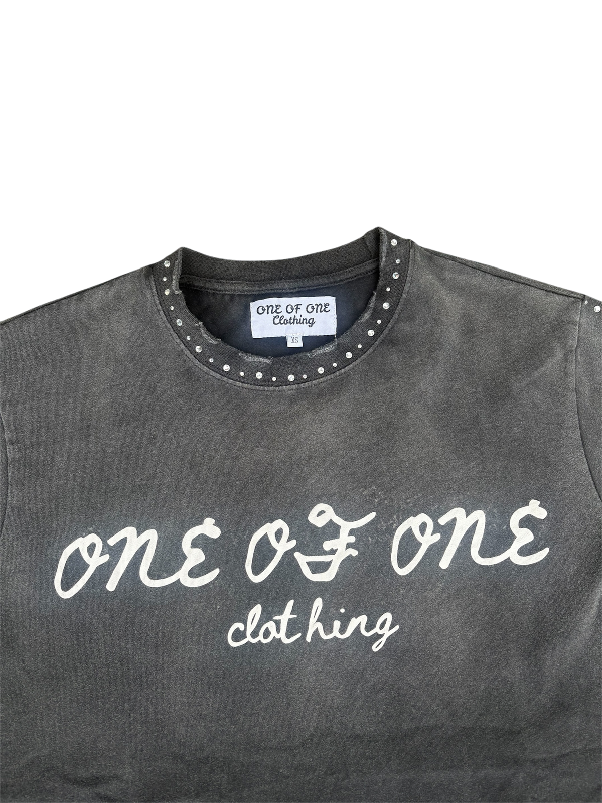 One Of One Rhinestone tee